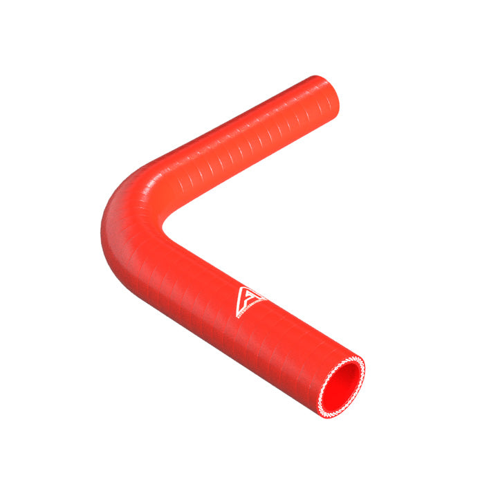 90 Degree Reducing Red Silicone Elbow Hose Silicone Hose Auto Silicone Hoses 32mm To 25mm Red