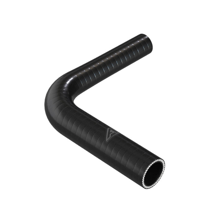 90 Degree Reducing Black Silicone Elbow Hose Silicone Hose Auto Silicone Hoses 35mm To 25mm Black