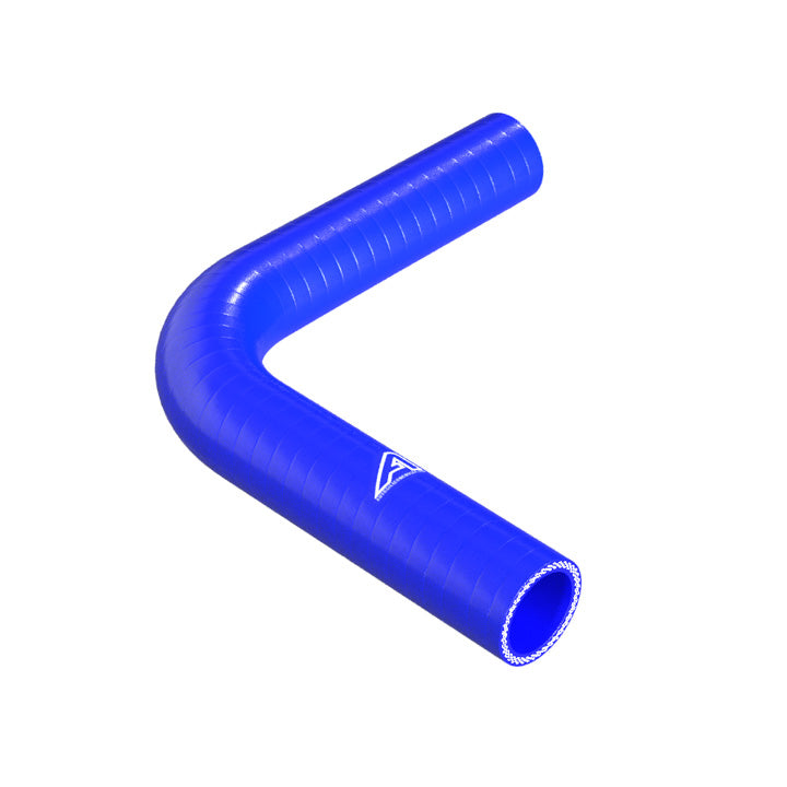 90 Degree Reducing Blue Silicone Elbow Hose Silicone Hose Auto Silicone Hoses 35mm To 32mm Blue