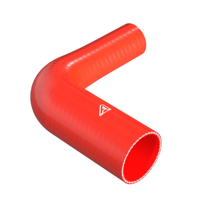 90 Degree Reducing Red Silicone Elbow Hose Silicone Hose Auto Silicone Hoses 76mm To 51mm Red