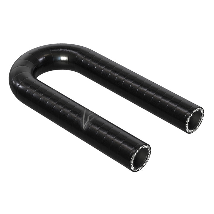 180 Degree Silicone Elbow Hose Motor Vehicle Engine Parts Auto Silicone Hoses 19mm Black 