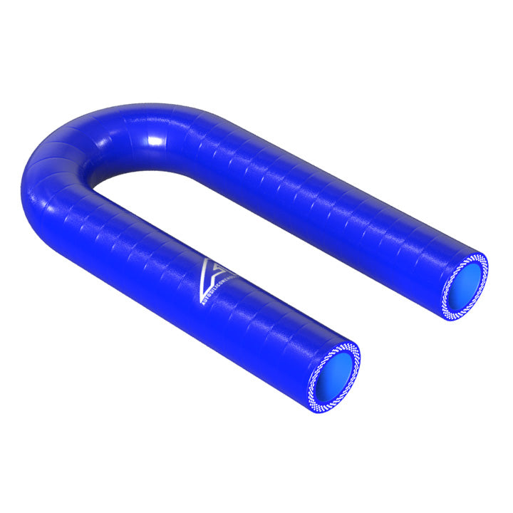 180 Degree Silicone Elbow Hose Motor Vehicle Engine Parts Auto Silicone Hoses 22mm Blue 