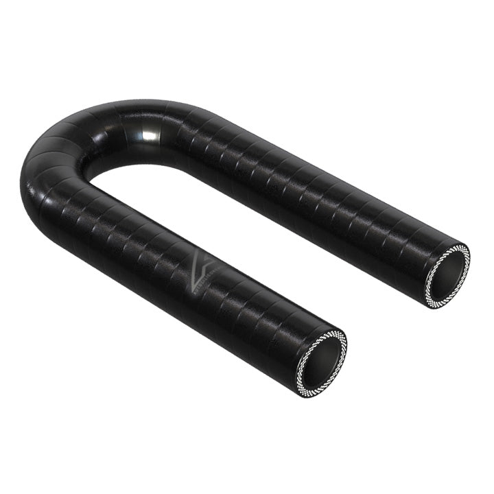 180 Degree Silicone Elbow Hose Motor Vehicle Engine Parts Auto Silicone Hoses 22mm Black 