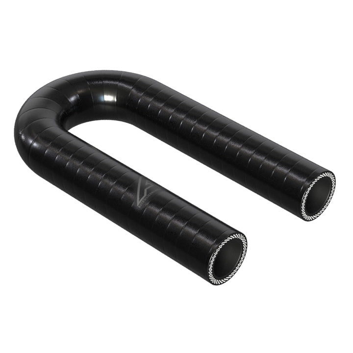 180 Degree Silicone Elbow Hose Motor Vehicle Engine Parts Auto Silicone Hoses 25mm Black 