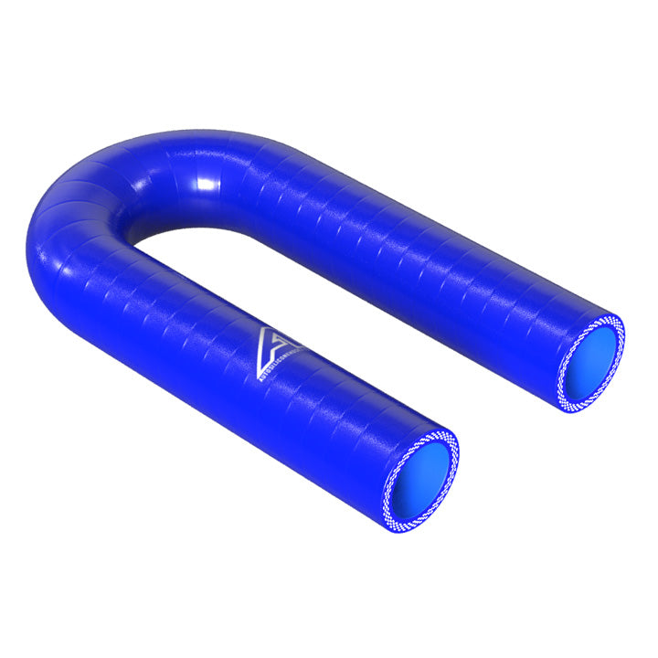 180 Degree Silicone Elbow Hose Motor Vehicle Engine Parts Auto Silicone Hoses 28mm Blue 