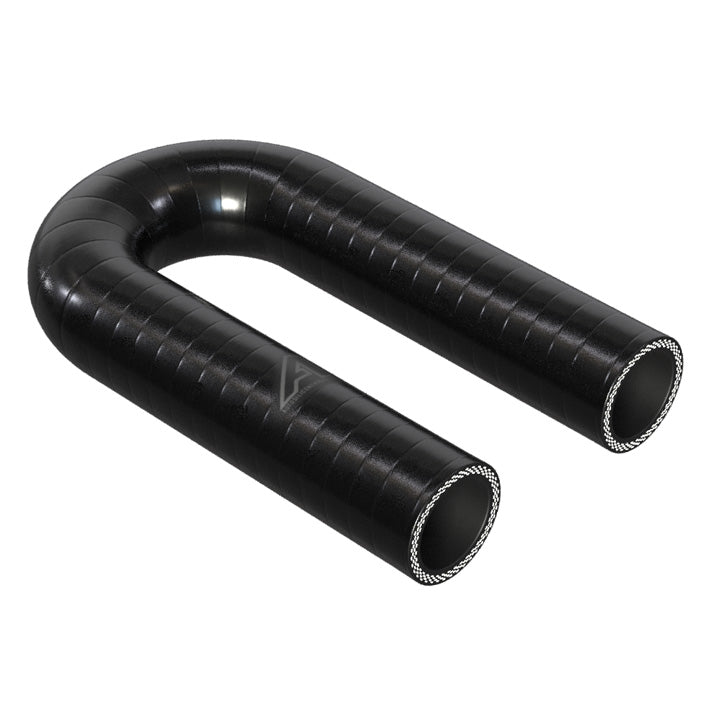 180 Degree Silicone Elbow Hose Motor Vehicle Engine Parts Auto Silicone Hoses 32mm Black 