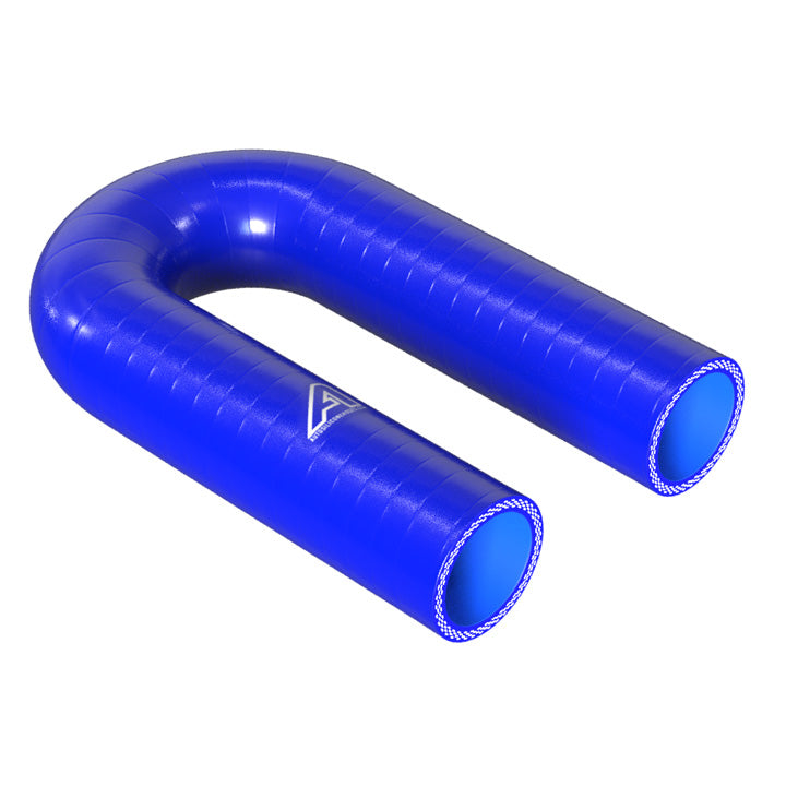 180 Degree Silicone Elbow Hose Motor Vehicle Engine Parts Auto Silicone Hoses 38mm Blue 