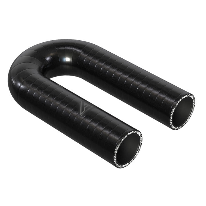 180 Degree Silicone Elbow Hose Motor Vehicle Engine Parts Auto Silicone Hoses 38mm Black 