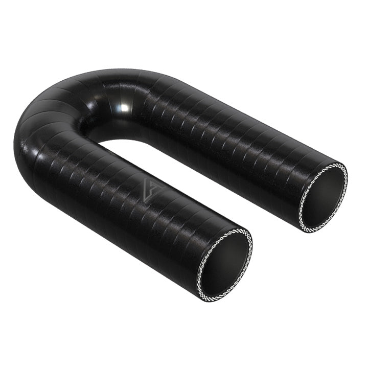 180 Degree Silicone Elbow Hose Motor Vehicle Engine Parts Auto Silicone Hoses 45mm Black 