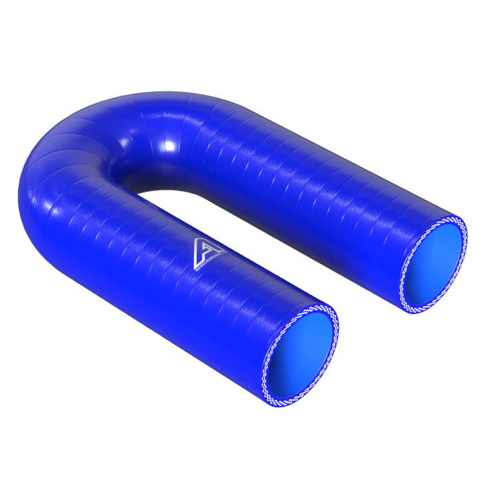 180 Degree Silicone Elbow Hose Motor Vehicle Engine Parts Auto Silicone Hoses 48mm Blue 