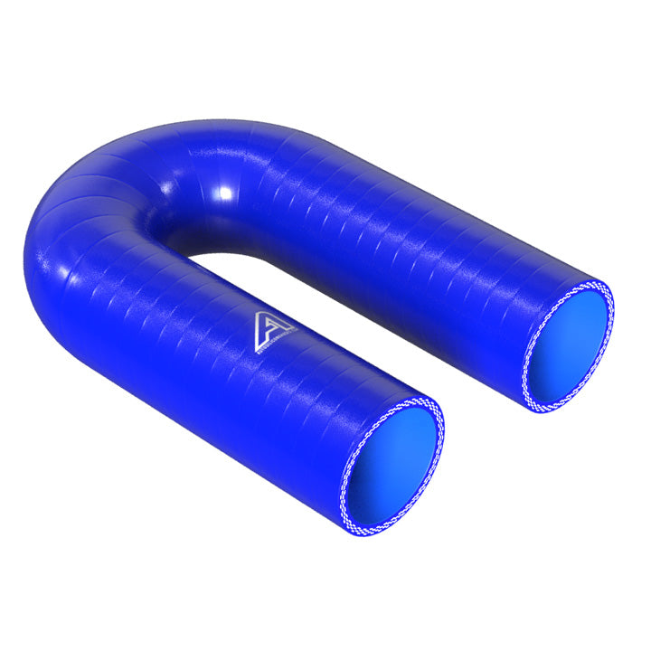 180 Degree Silicone Elbow Hose Motor Vehicle Engine Parts Auto Silicone Hoses 51mm Blue 