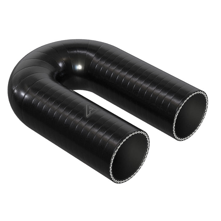 180 Degree Silicone Elbow Hose Motor Vehicle Engine Parts Auto Silicone Hoses 63mm Black 