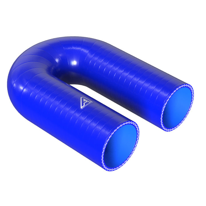 180 Degree Silicone Elbow Hose Motor Vehicle Engine Parts Auto Silicone Hoses 65mm Blue 