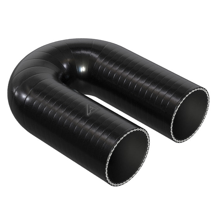 180 Degree Silicone Elbow Hose Motor Vehicle Engine Parts Auto Silicone Hoses 76mm Black 