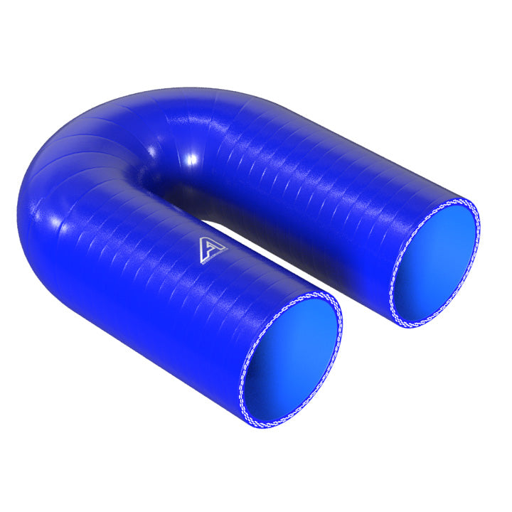 180 Degree Silicone Elbow Hose Motor Vehicle Engine Parts Auto Silicone Hoses 80mm Blue 