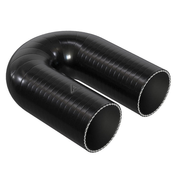 180 Degree Silicone Elbow Hose Motor Vehicle Engine Parts Auto Silicone Hoses 83mm Black 