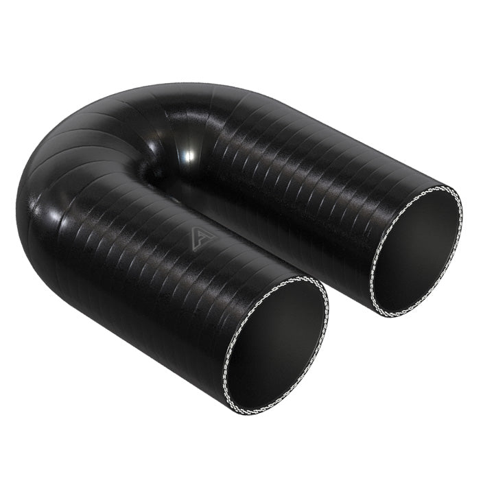 180 Degree Silicone Elbow Hose Motor Vehicle Engine Parts Auto Silicone Hoses 90mm Black 