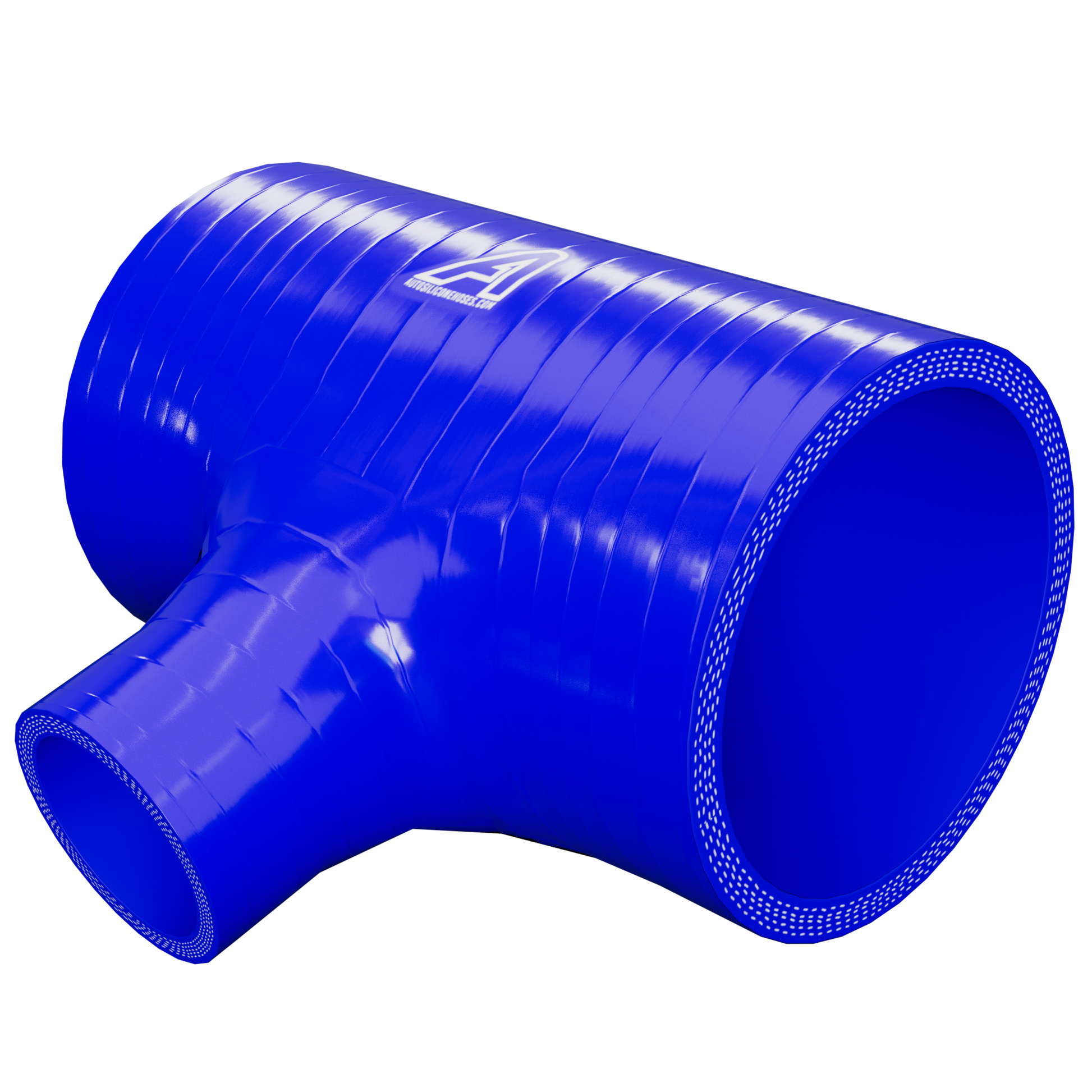 Silicone T-Piece Connector Silicone Hose Auto Silicone Hoses 63mm Blue