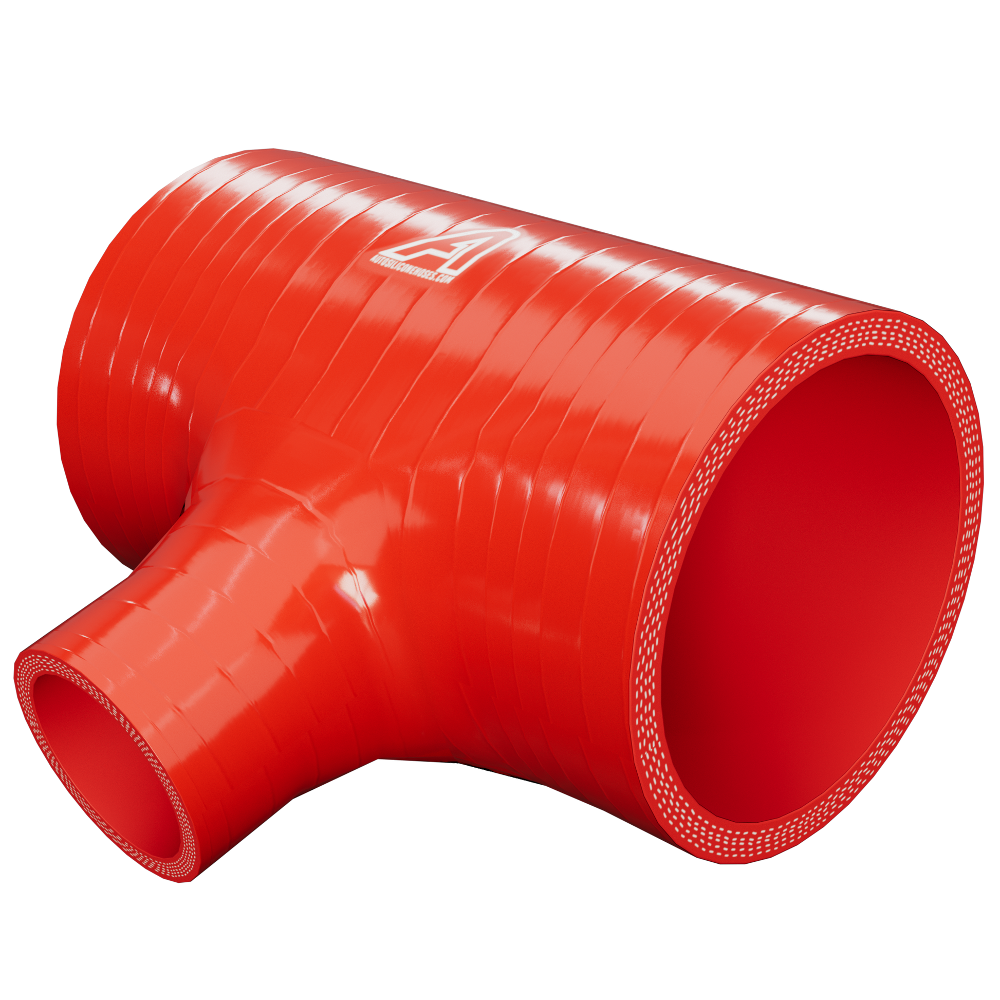 Silicone T-Piece Connector Silicone Hose Auto Silicone Hoses 63mm Red