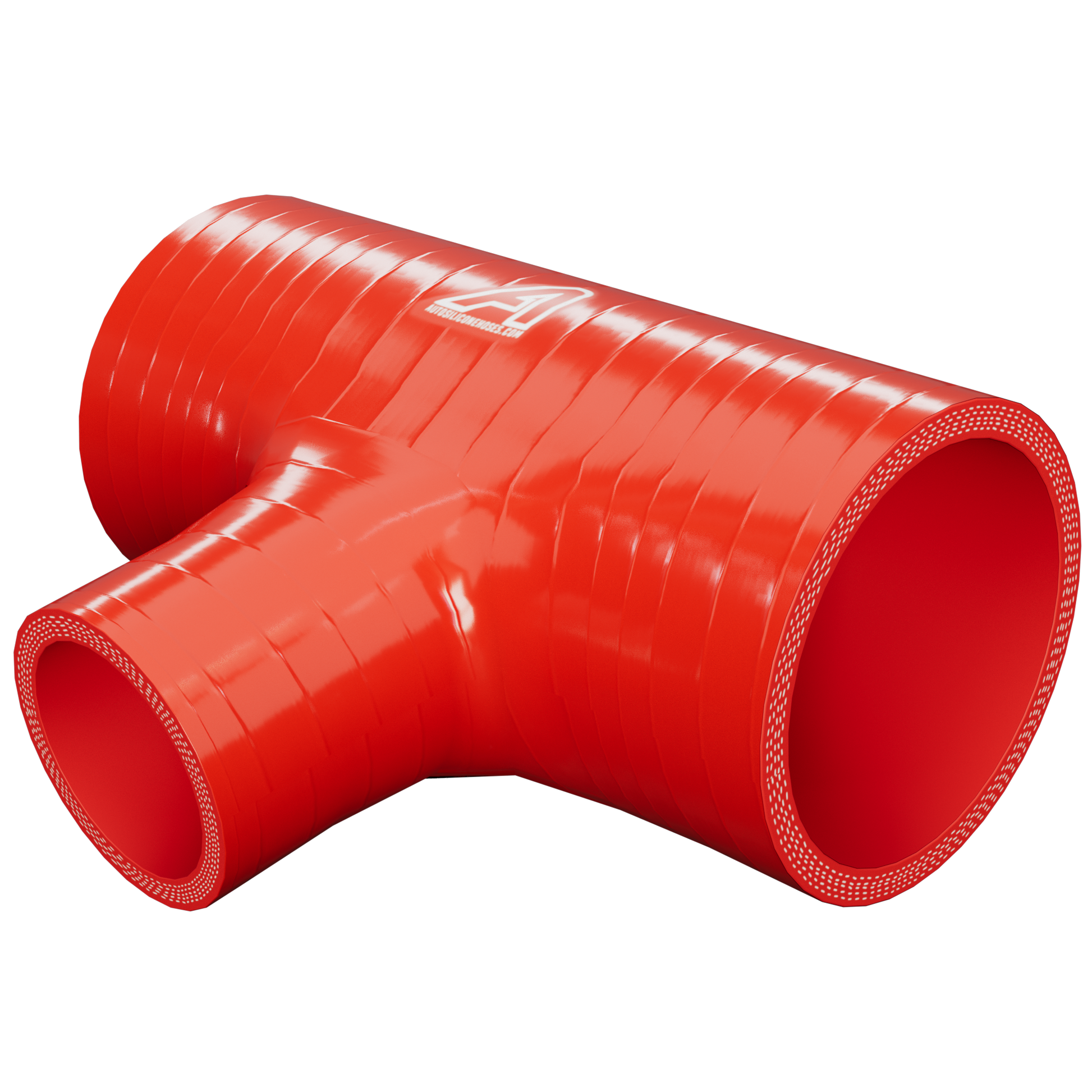 Silicone T-Piece Connector Silicone Hose Auto Silicone Hoses 35mm Red